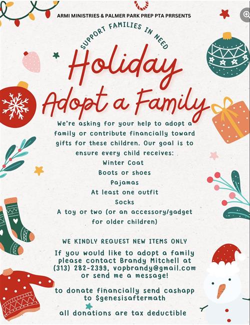 Adopt a Family Flyer